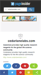 Mobile Screenshot of cedarlanelabs.com